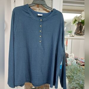 Columbia Brea Falls Henley 3X NWT